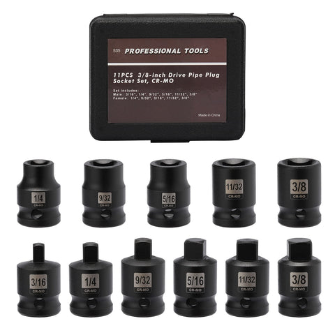 Mayouko pipe socket set, male 3/16 inch for fast-fit applications.