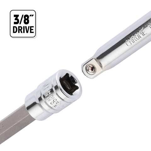 Mayouko long hex bit socket 3/16 in extends into narrow cavities.