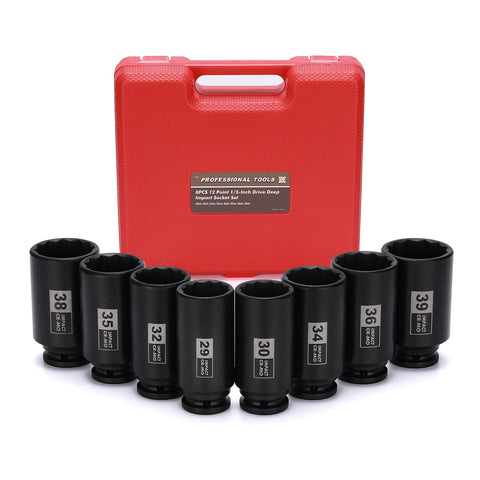 Mayouko deep axle nut socket 29mm in sturdy case for secure fastener engagement.