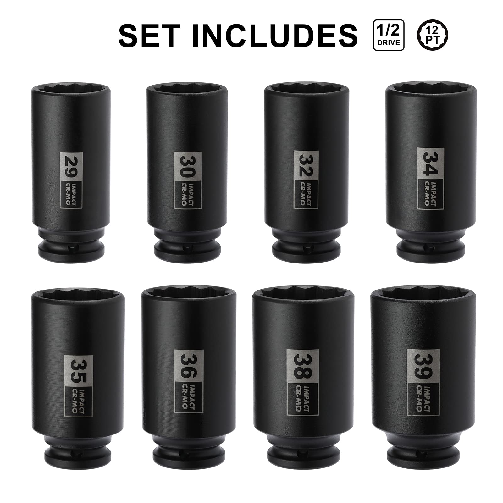 Mayouko 30mm deep socket delivers high-torque grip in tight spaces.