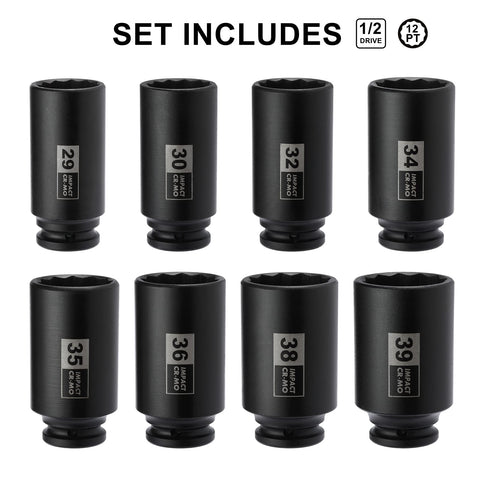 Mayouko 30mm deep socket delivers high-torque grip in tight spaces.