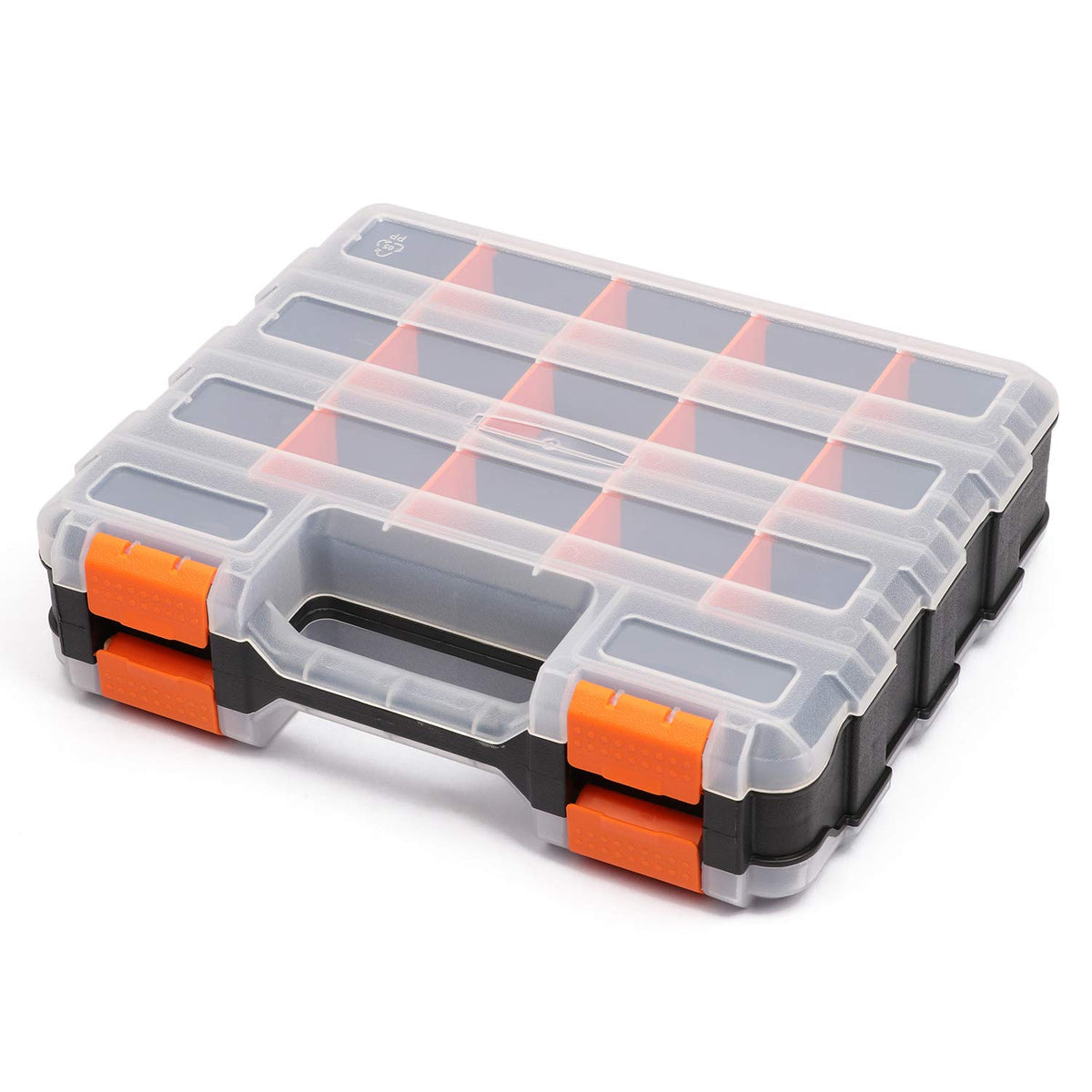 Mayouko double side tools organizer front view shows organized compartments for easy access