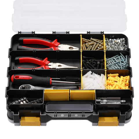 Mayouko nuts bolts storage layout shows versatile small-part organization