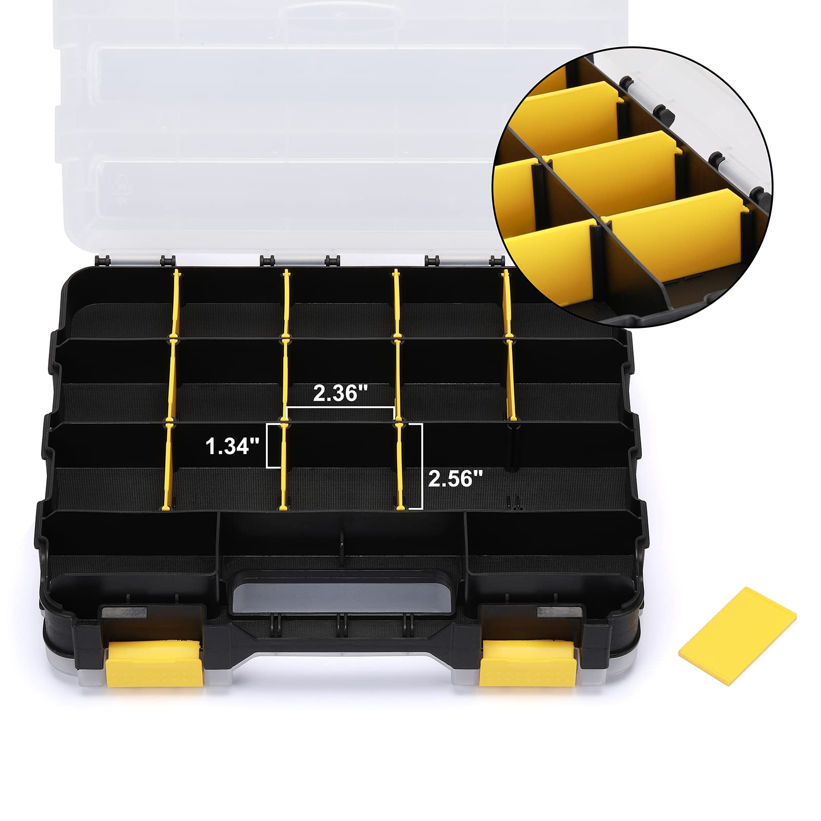Mayouko secure latches ensure items stay put during transport