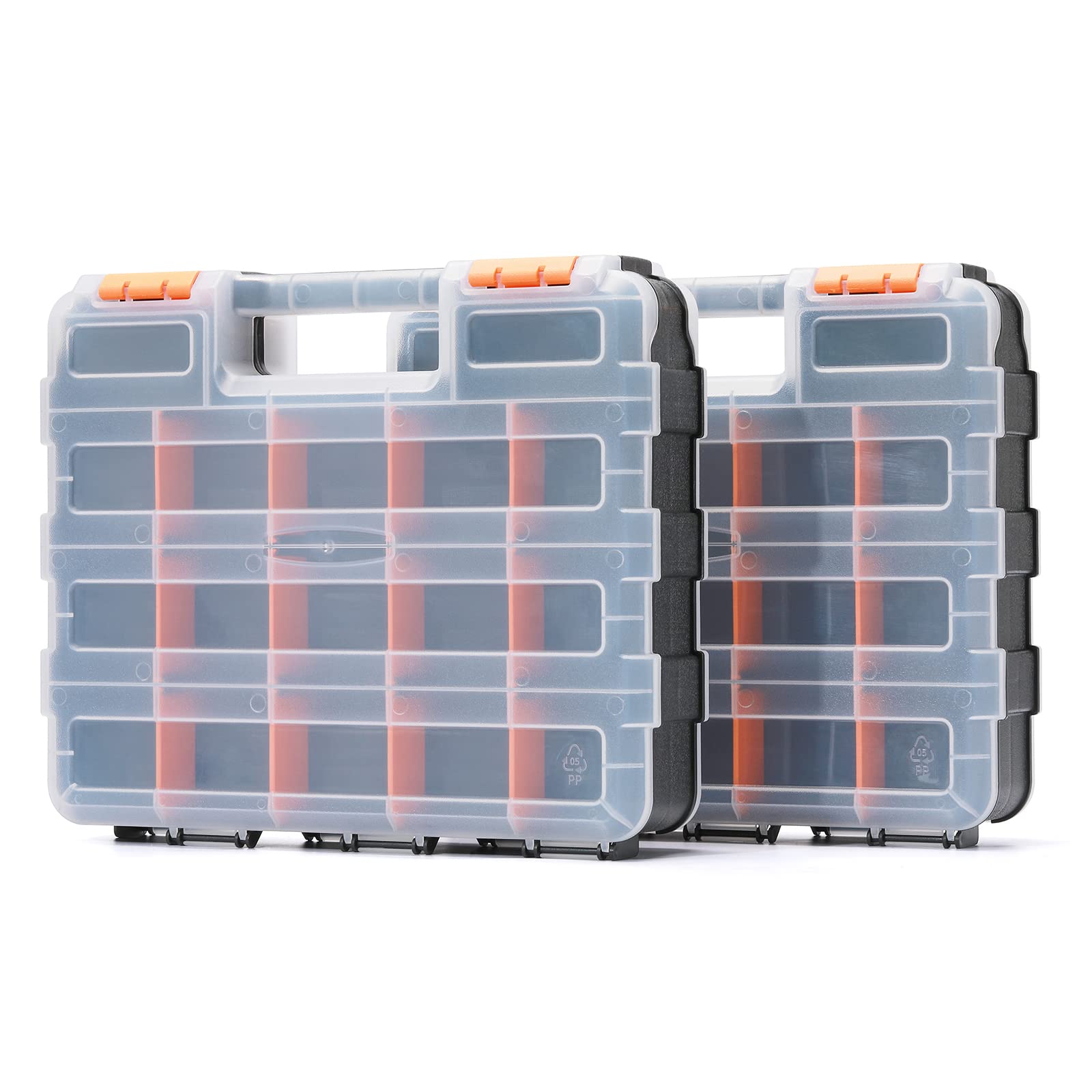 Mayouko double side tools organizer top view for quick access to screws and small parts