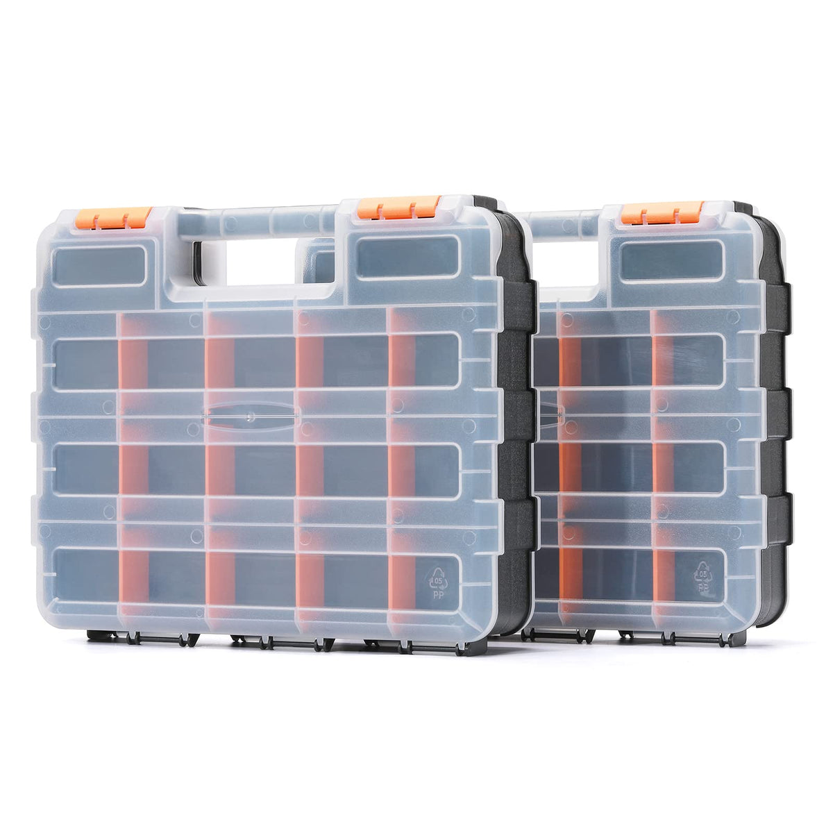Mayouko double side tools organizer top view for quick access to screws and small parts