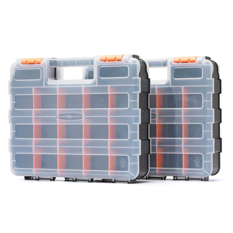 Mayouko double side tools organizer top view for quick access to screws and small parts