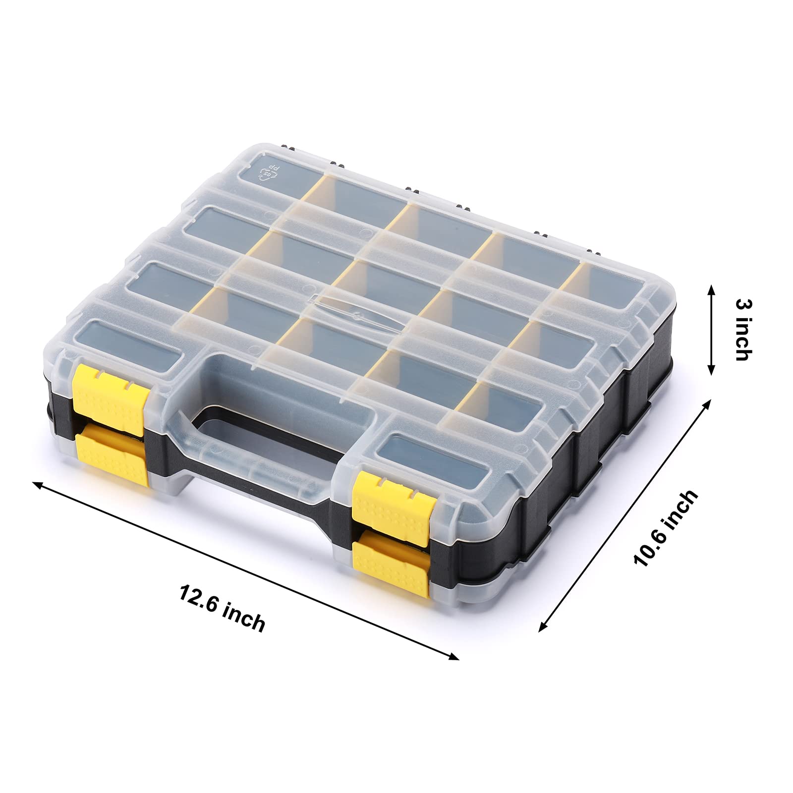 Mayouko yellow-closure detail showing secure latching for on-the-go storage