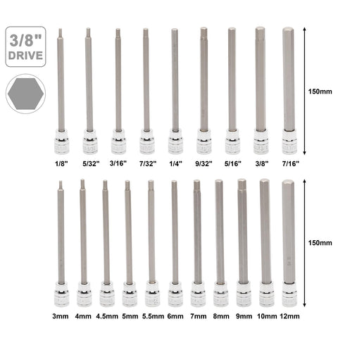Mayouko long hex socket 4mm for precise fits