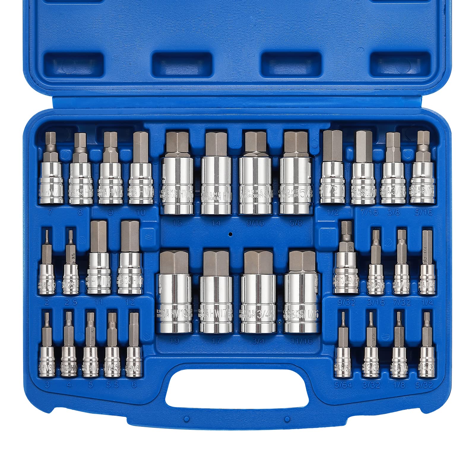 Mayouko master hex socket set case open for quick repairs.
