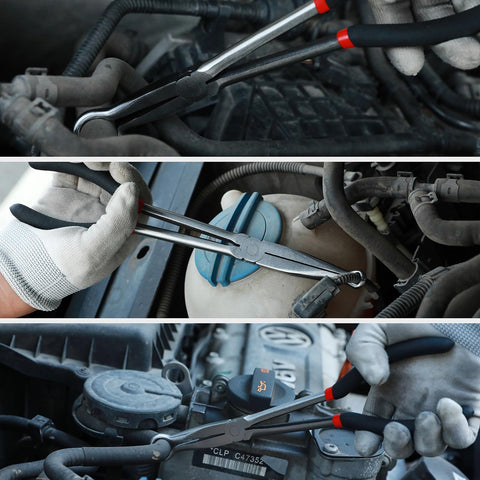Mayouko narrow-space application pliers simplify automotive hose and small-part work.