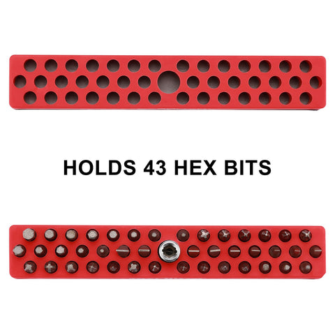 Mayouko open design allows quick identification and retrieval of bits