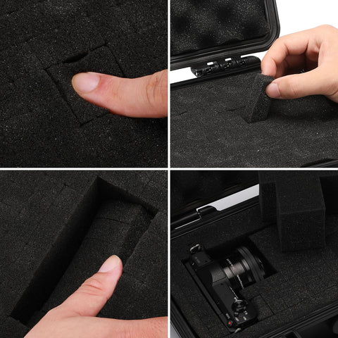 Mayouko portable tool box carrying handle design enhances on site transport.