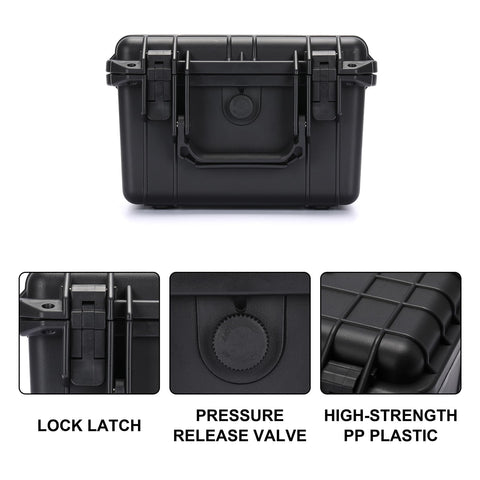 Mayouko tool box with easy-open latches for quick access