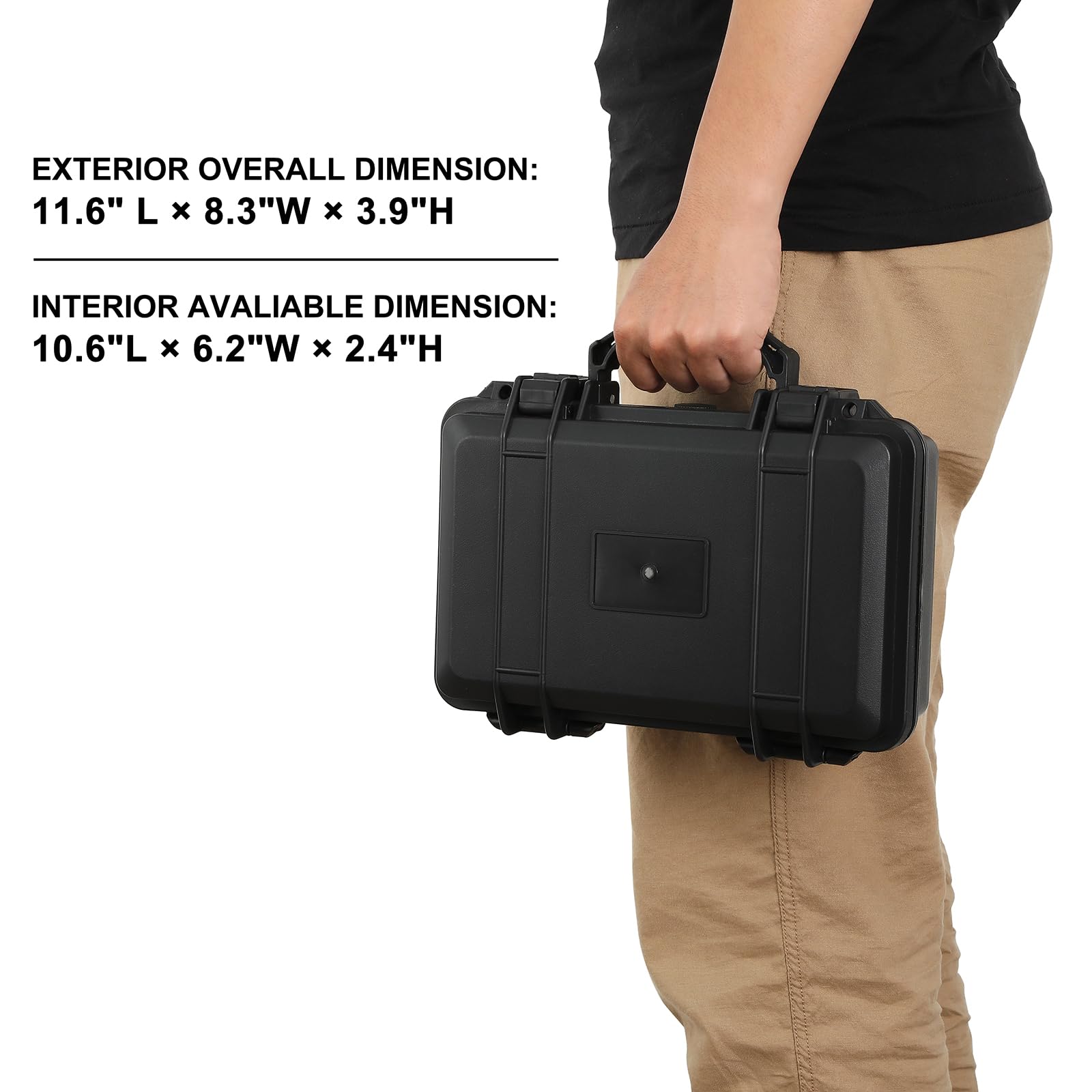 Mayouko portable tool box new latches provide easy access and extra security.