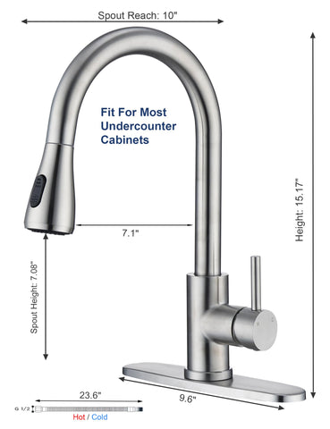 MAYYAYA 360-degree swivel faucet for flexible sink tasks