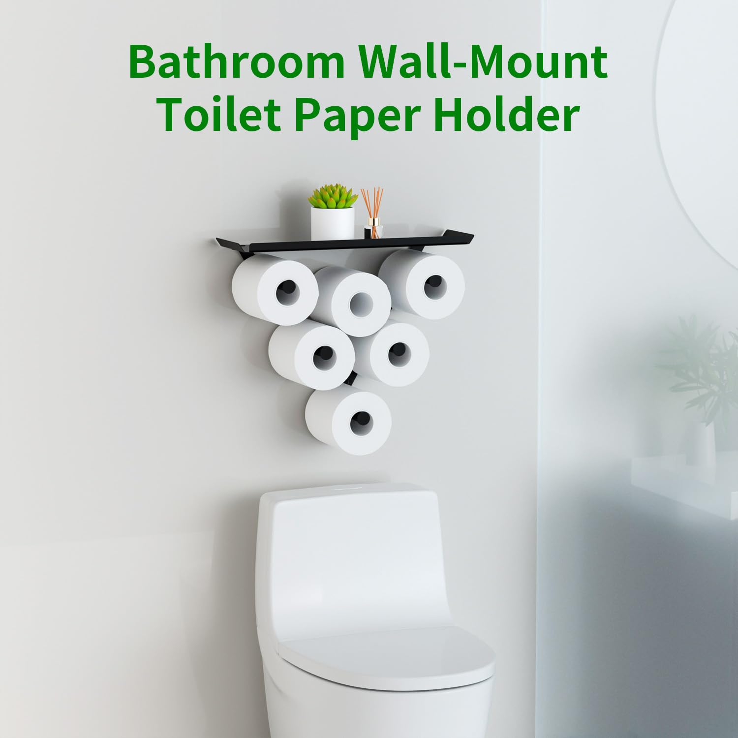 Rust-resistant iron finish withstands humidity for lasting bathroom style.
