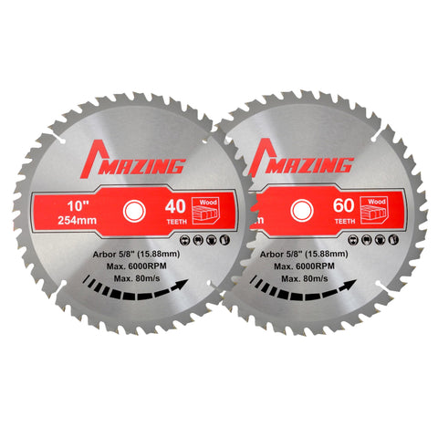 MAZING 2-Pack blades close-up showing ATB teeth for clean cuts