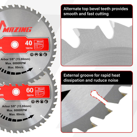 MAZING 2-Pack ATB design for precise wood cutting