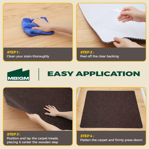 MBIGM easy-clean mat can be machine washed for quick upkeep.