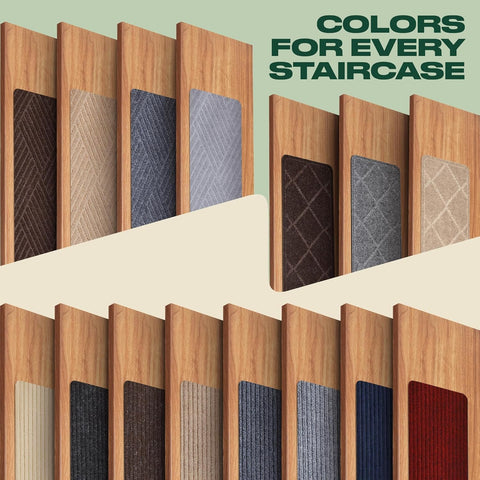 MBIGM brown anti-slip stair treads maintain tidy stairs