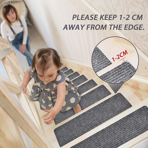 MBIGM protective, residue-free stair mat leaves no adhesive residue behind