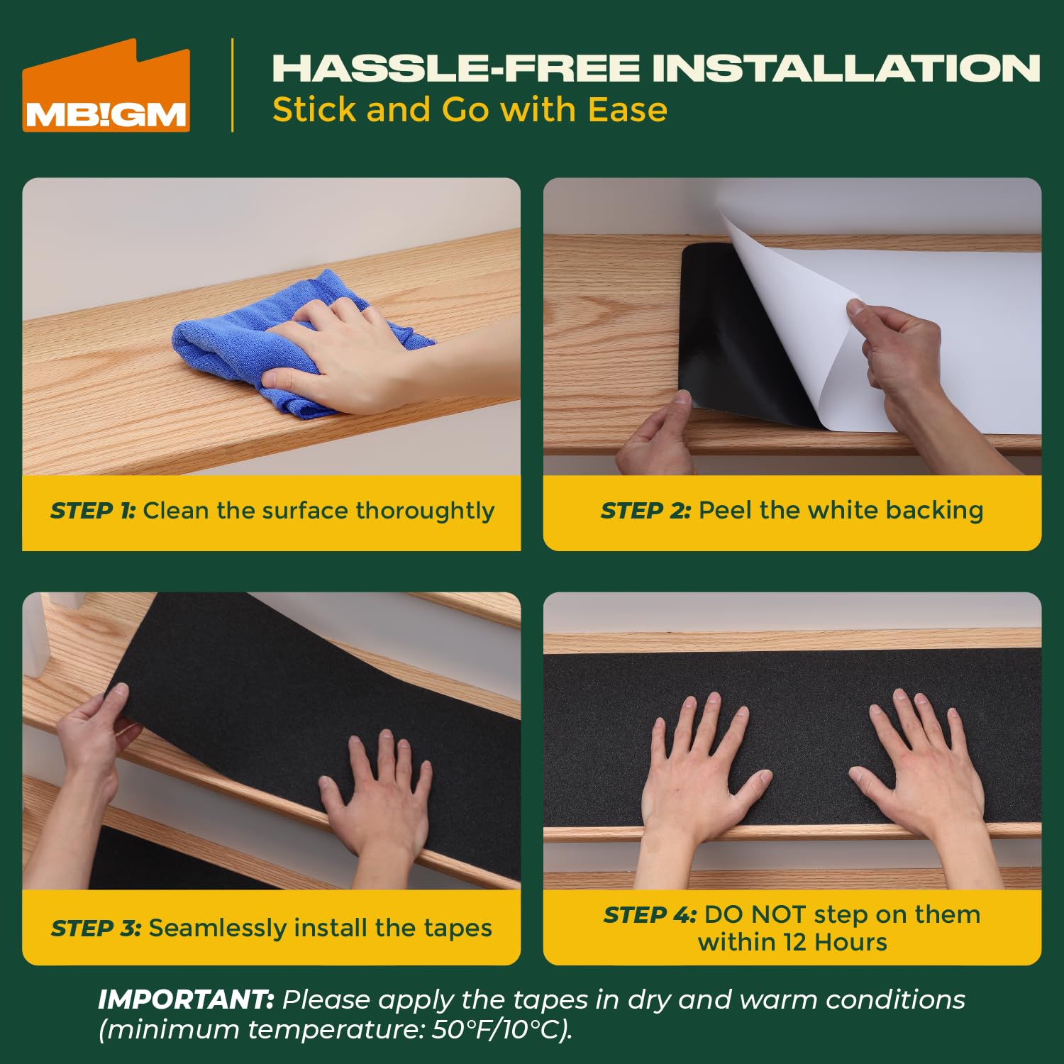 MBIGM weatherproof glue ensures durable adhesion over time