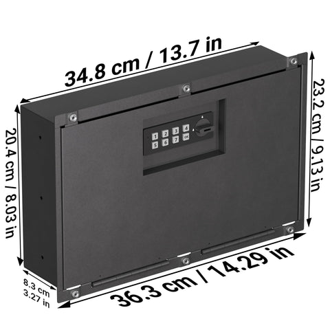Mboko durable steel construction supports long-term protection of valuables.