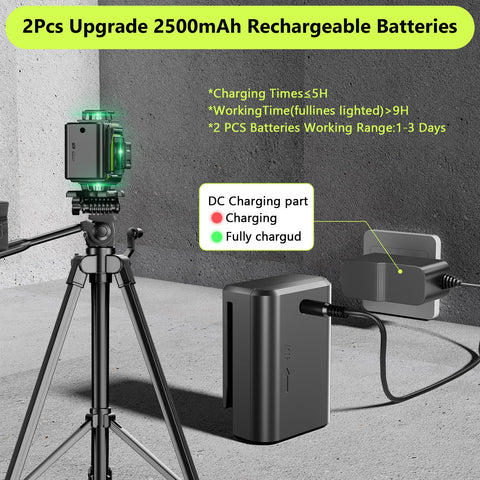 MBYULO green 360 vertical laser line for level ceilings and shelves.
