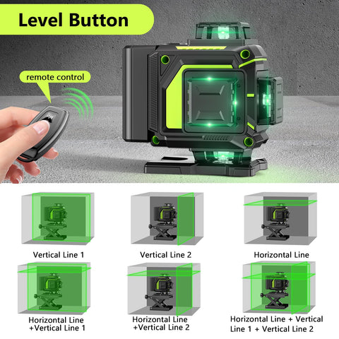 MBYULO self-leveling and manual mode for versatile projects at any angle.