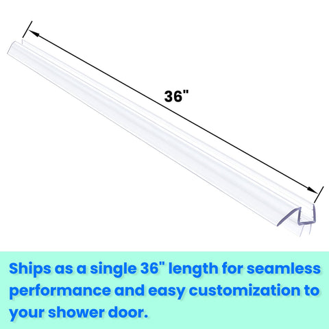 MCOCOD transparent edge shower seal creates an almost invisible seal