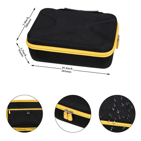 Built-in mesh pouch keeps circuit accessories neatly organized.