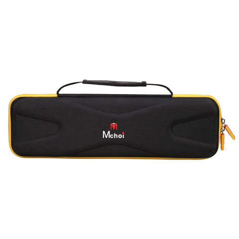 Mchoi case with carry strap enables easy transport between locations