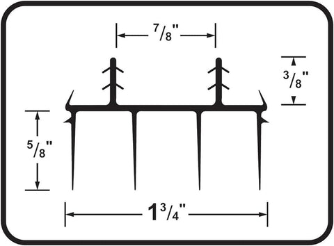 Brown 2-pack kerf-style door bottom by M-D Building Products for doors