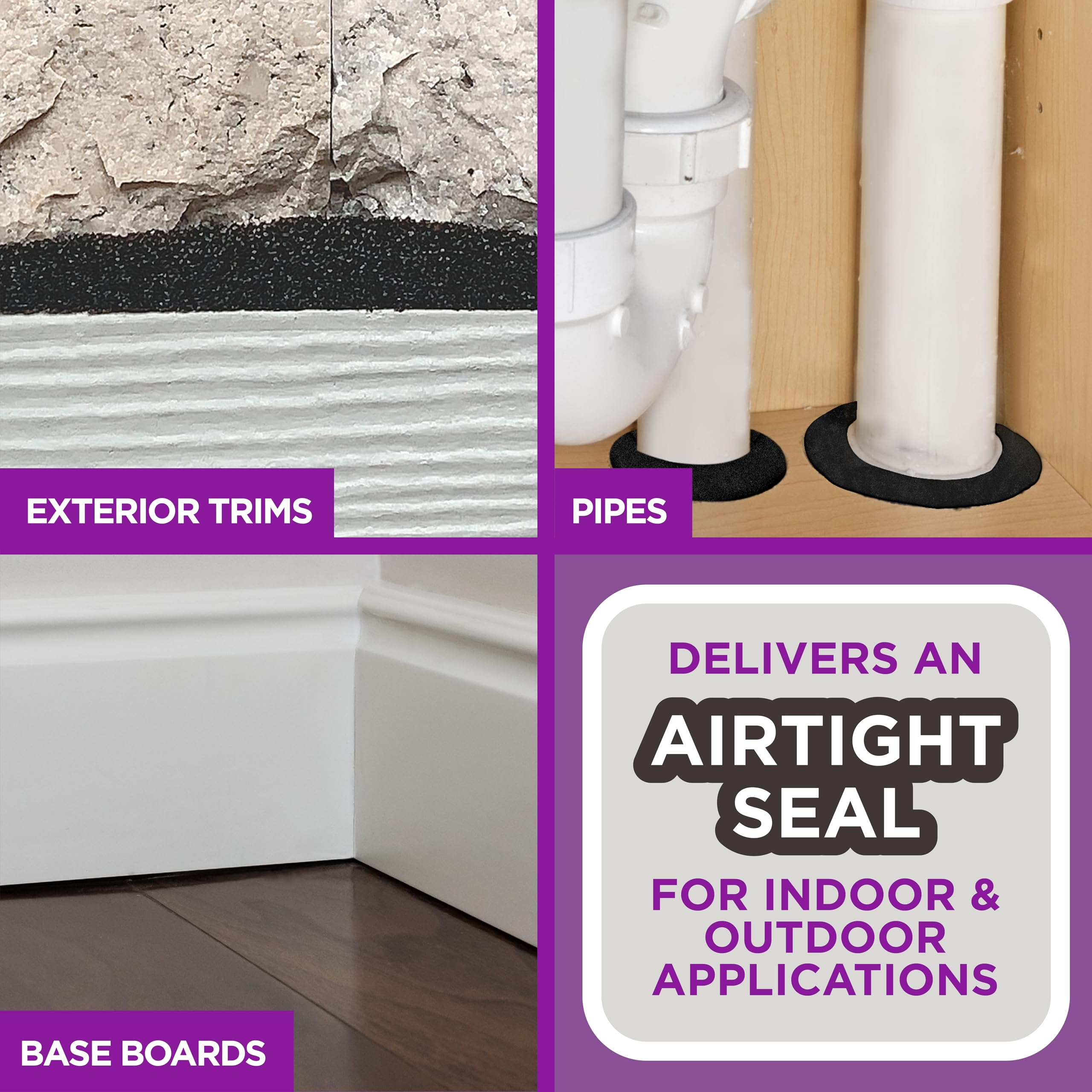 M-D Building Products weatherseal provides potential energy savings around sealed windows