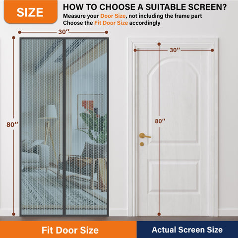 Mdavo screen door closure magnets closeup demonstrating automatic seal