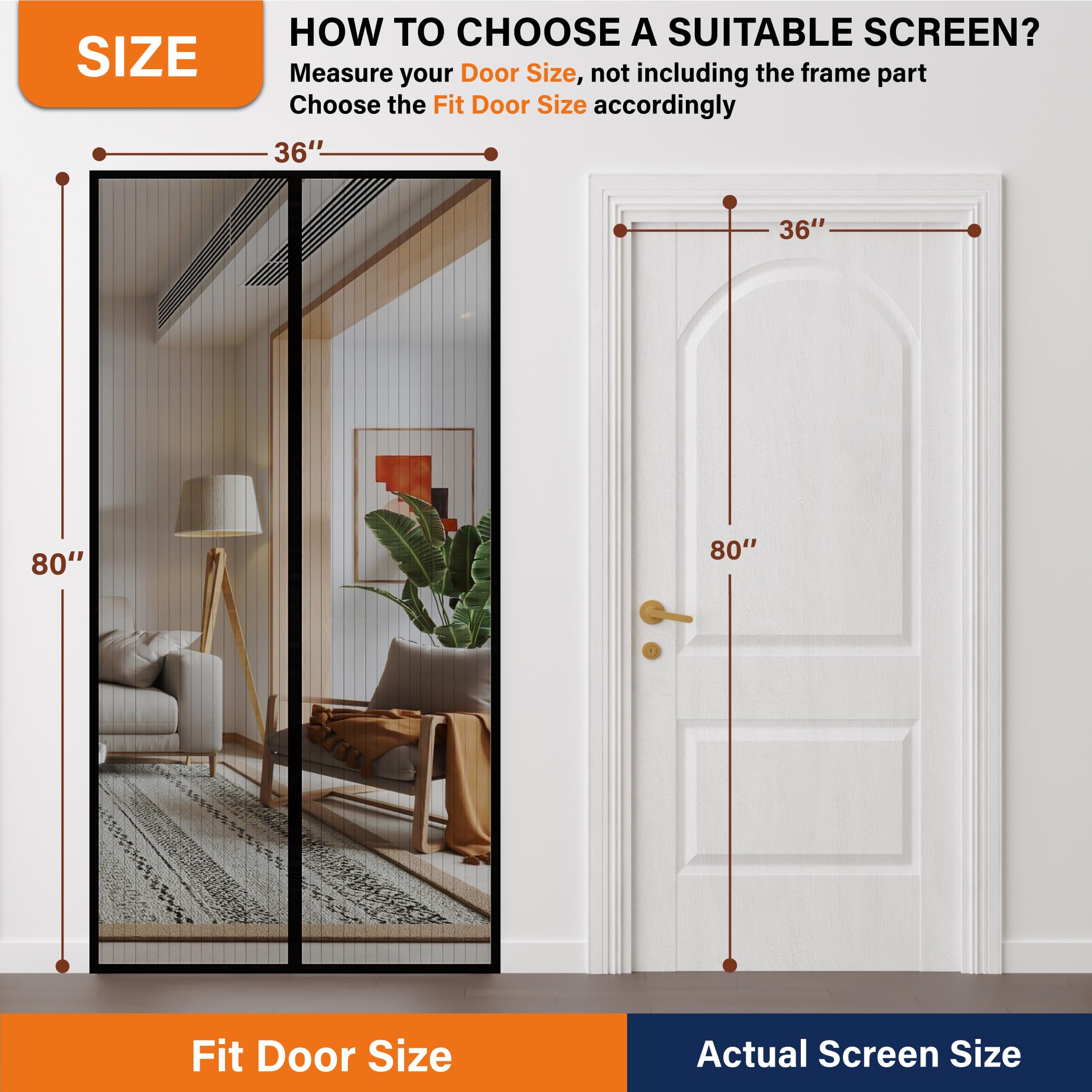 Mdavo magnetic screen door frame attachment demonstrates tool-free installation