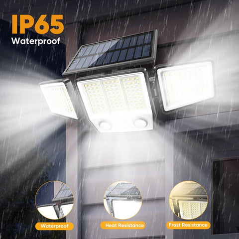 MDCMDCM 270-degree illumination covers wider pathways and walls effectively