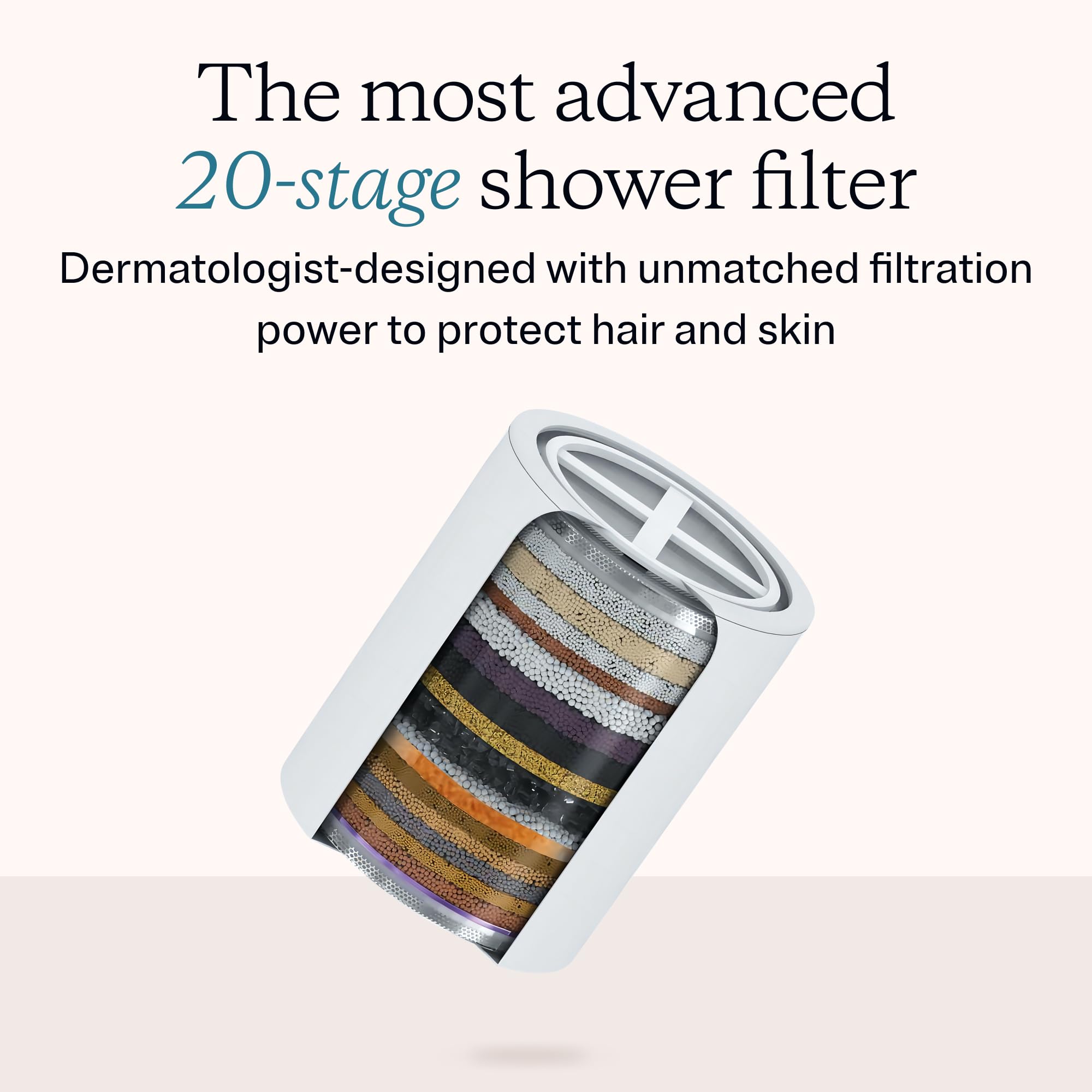 MDhair filtered shower head easy installation on standard shower arms with included tools.