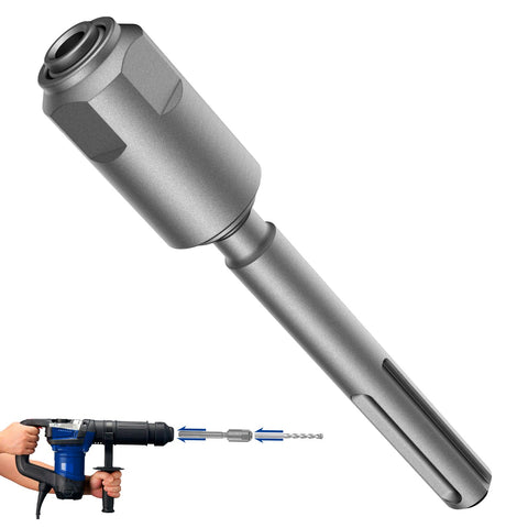 MDKave SDS-Max to SDS-Plus adapter front view highlighting versatile compatibility.