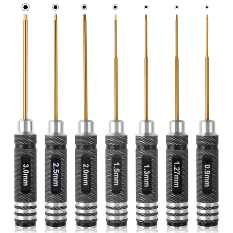 MDLHOBBY 0.9mm Ti-plated hex screwdriver for precise RC assembly