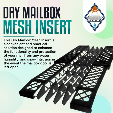 MDLMI universal waterproof mailbox liner provides rain guard and airflow for dry mail.