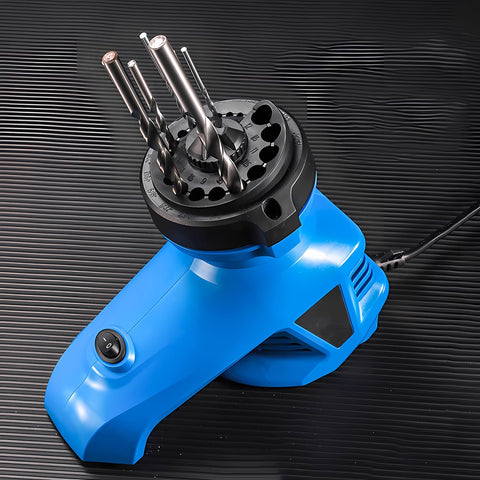 MDPSDS drill bit sharpener with angle control for precise sharpening