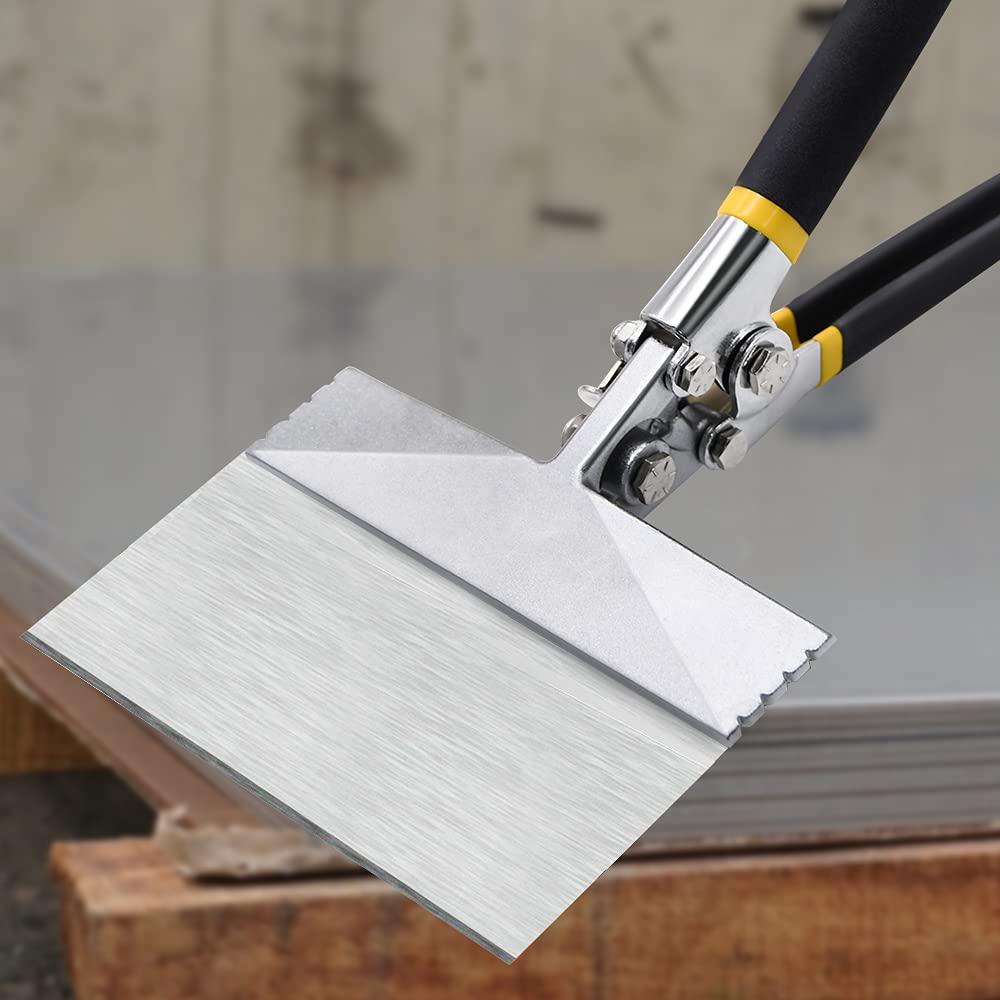 Packaging image of the Mdvora hand seamer with included items for on-site use.