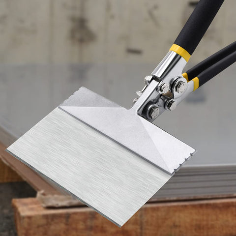 Packaging image of the Mdvora hand seamer with included items for on-site use.