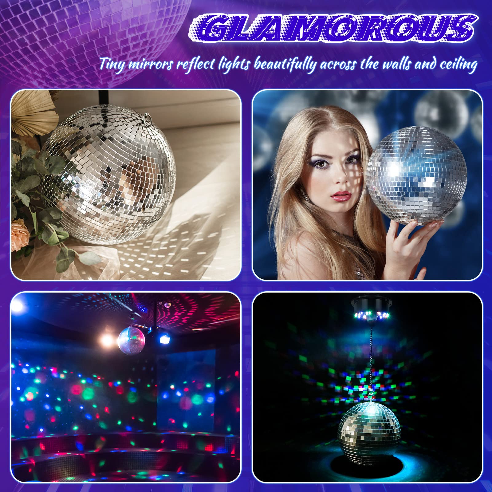 Meagoo DJ club decor adds a bright focal point.