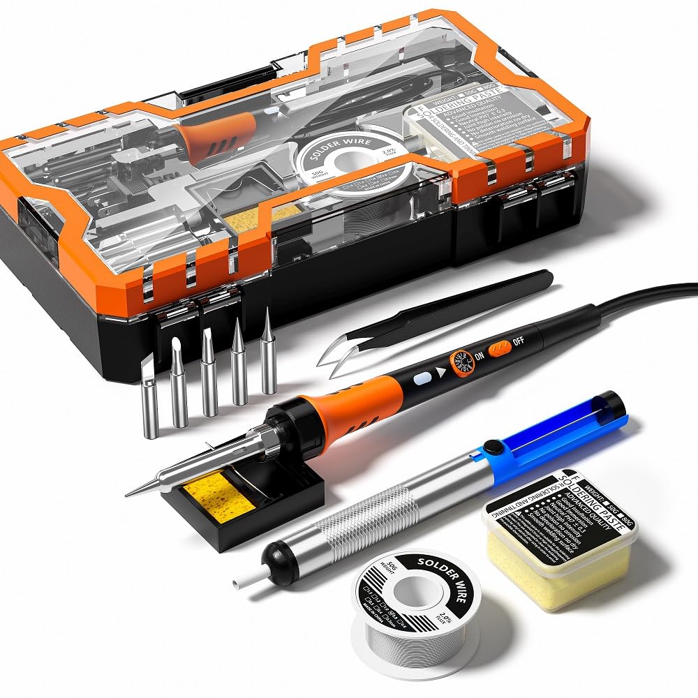 MEAKEST Soldering Iron Premium Kit heat-up speed for fast electronics.