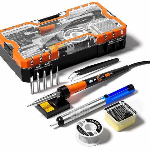 MEAKEST Soldering Iron Premium Kit heat-up speed for fast electronics.