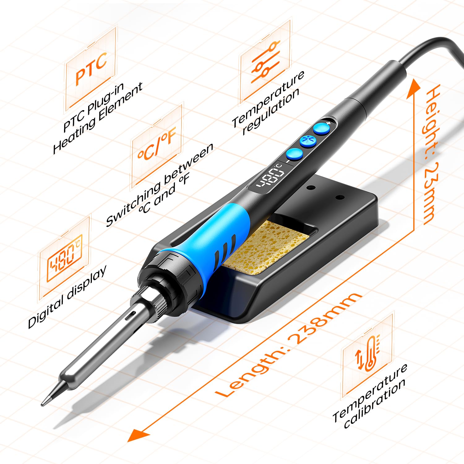 MEAKEST soldering iron kit flux paste for clean joints and reliable soldering.