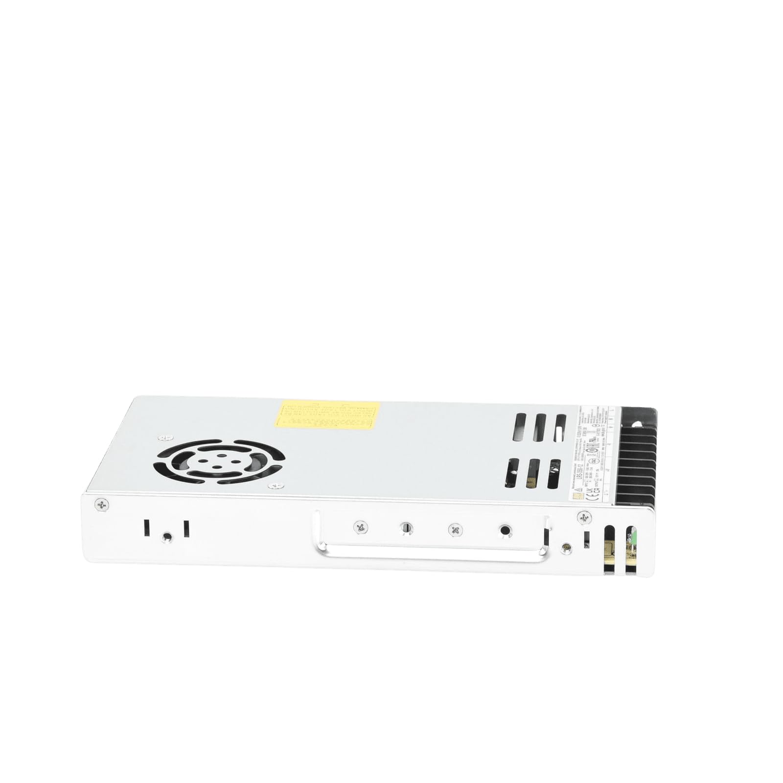 Mean Well LRS-350-12 powering LED projects in a compact setup